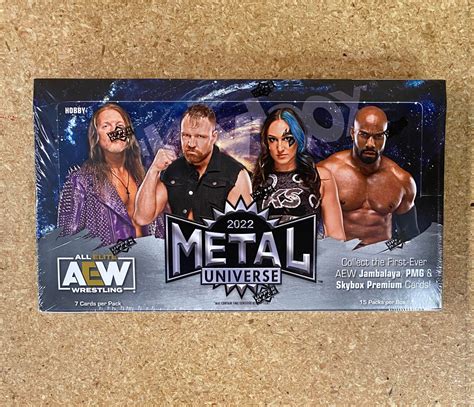 2022 upper deck aew skybox metal universe hobby box|2022 skybox metal universe checklist.